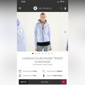 Rare vintage Lined, Lulu Scuba. Unsure of exact size, inquire for measurements.